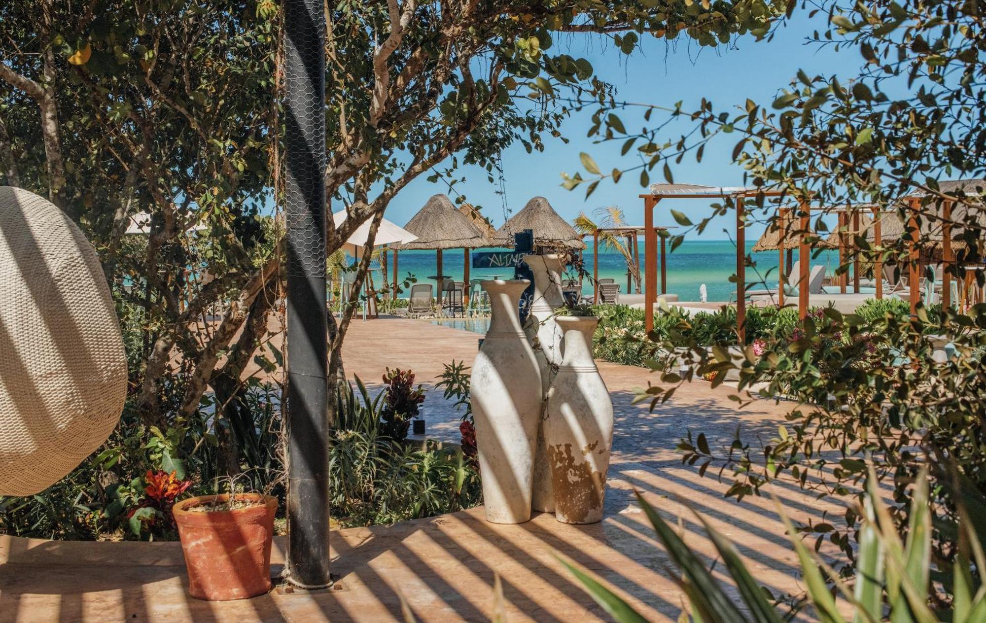Totem Beach Club Celestun Luaran gambar